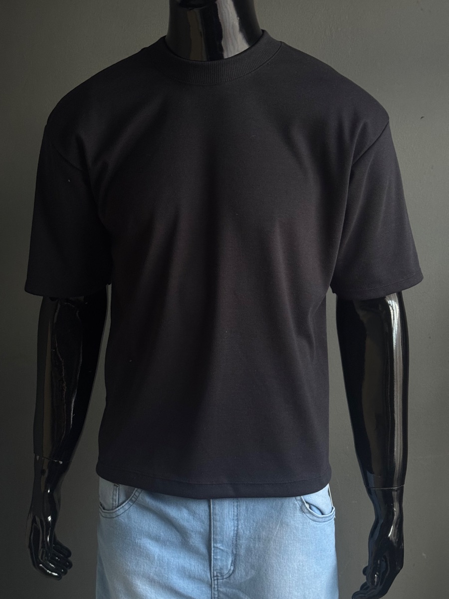 Camisa Box Suedine