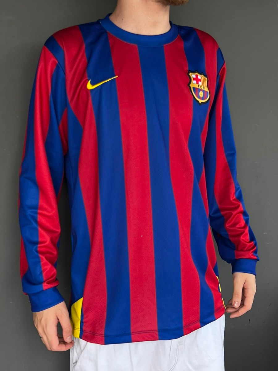 Camisa de Time Retrô Manga Longa