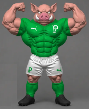 Porco mascote do Palmeiras
