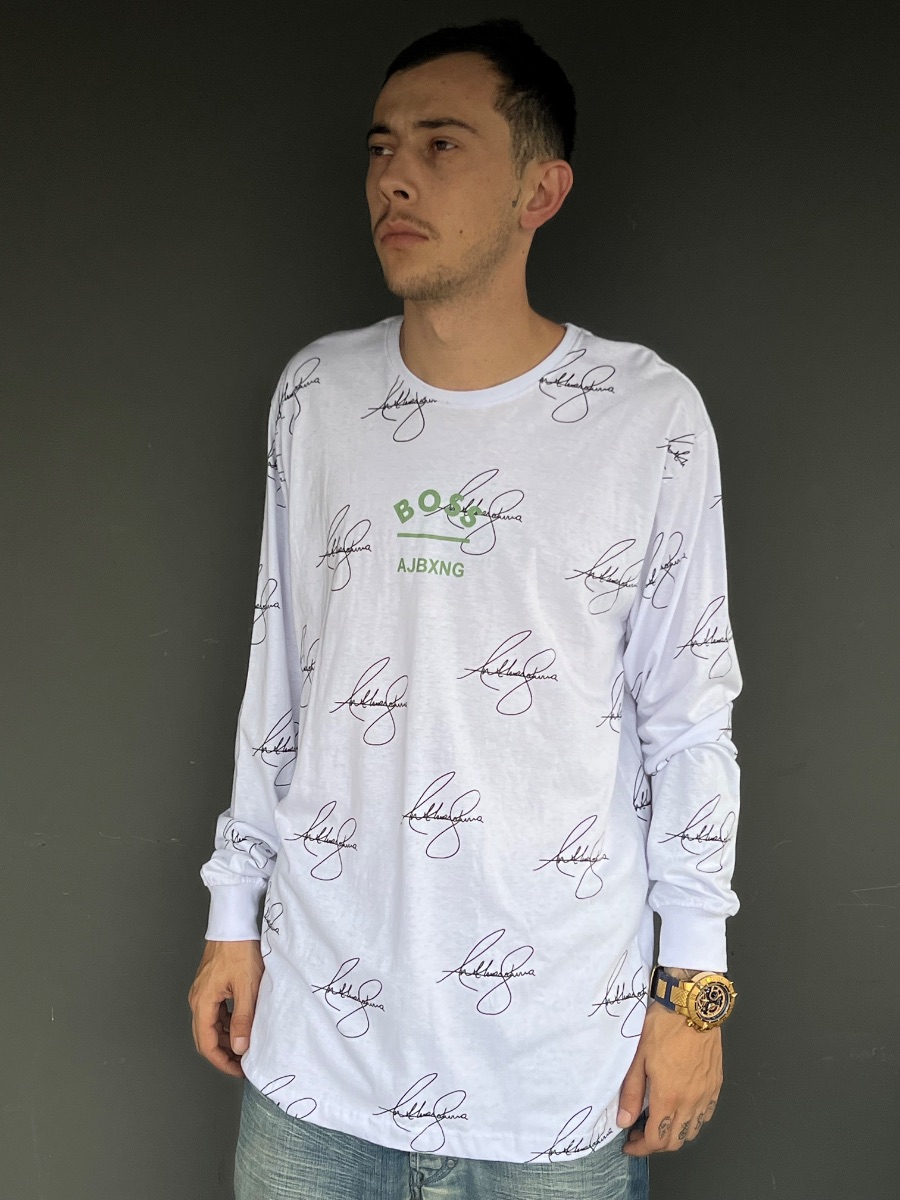 Camisa Grife Manga Longa