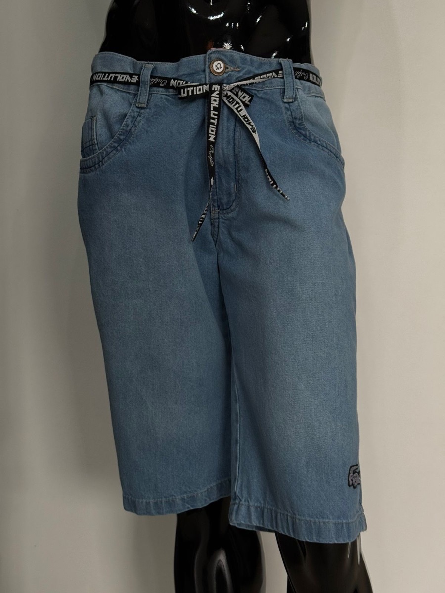 Bermuda Jeans Estampada