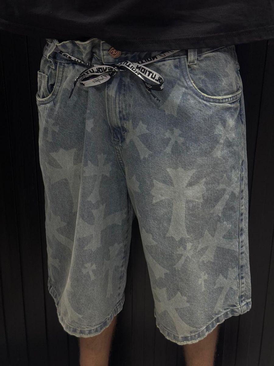 Bermuda Jeans Balão