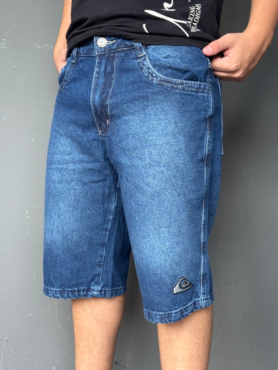 Bermuda Jeans Estampada