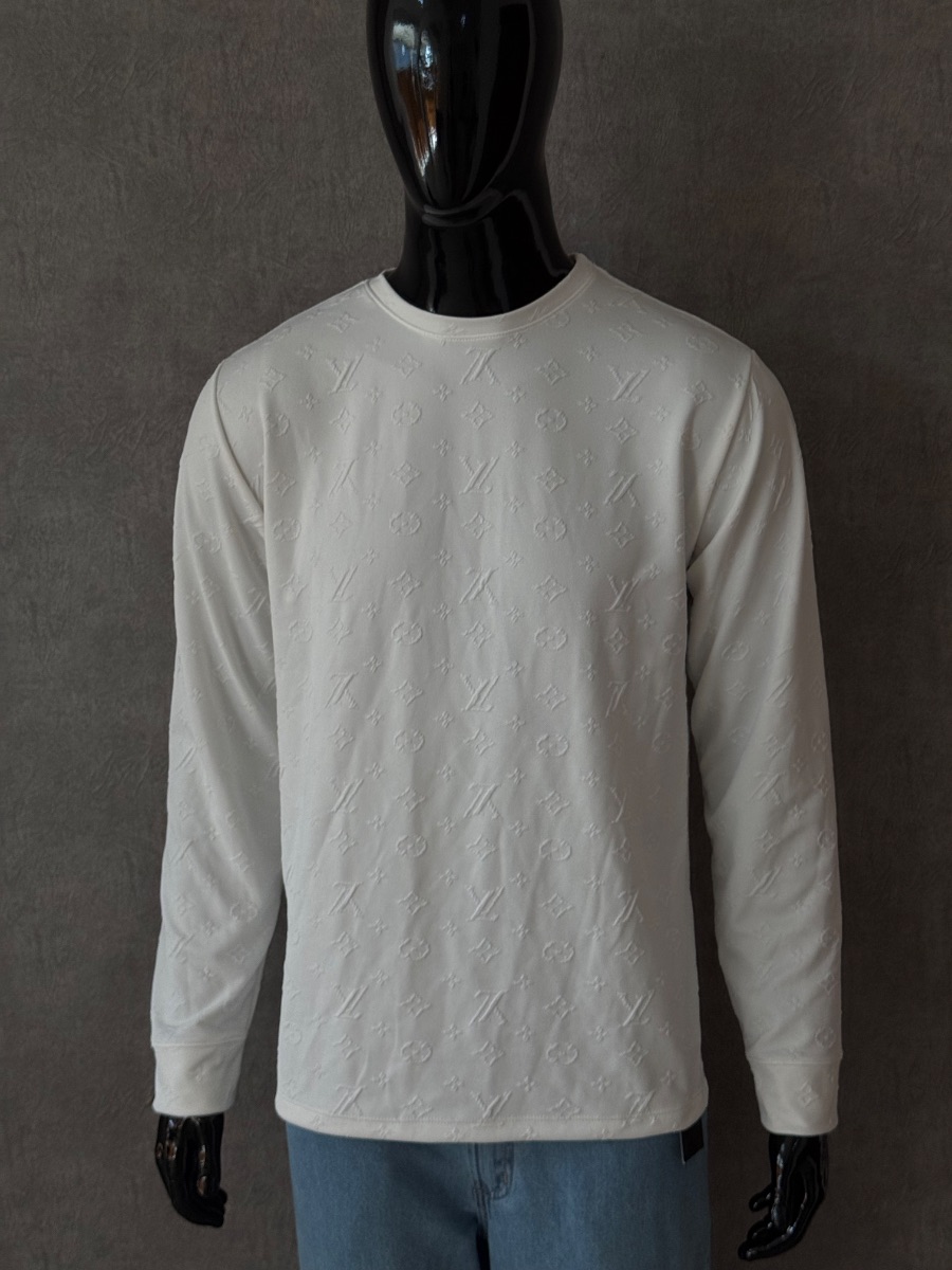Camisa Grife Manga Longa Texturizada