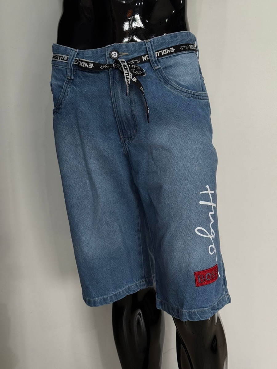 Bermuda Jeans Estampada