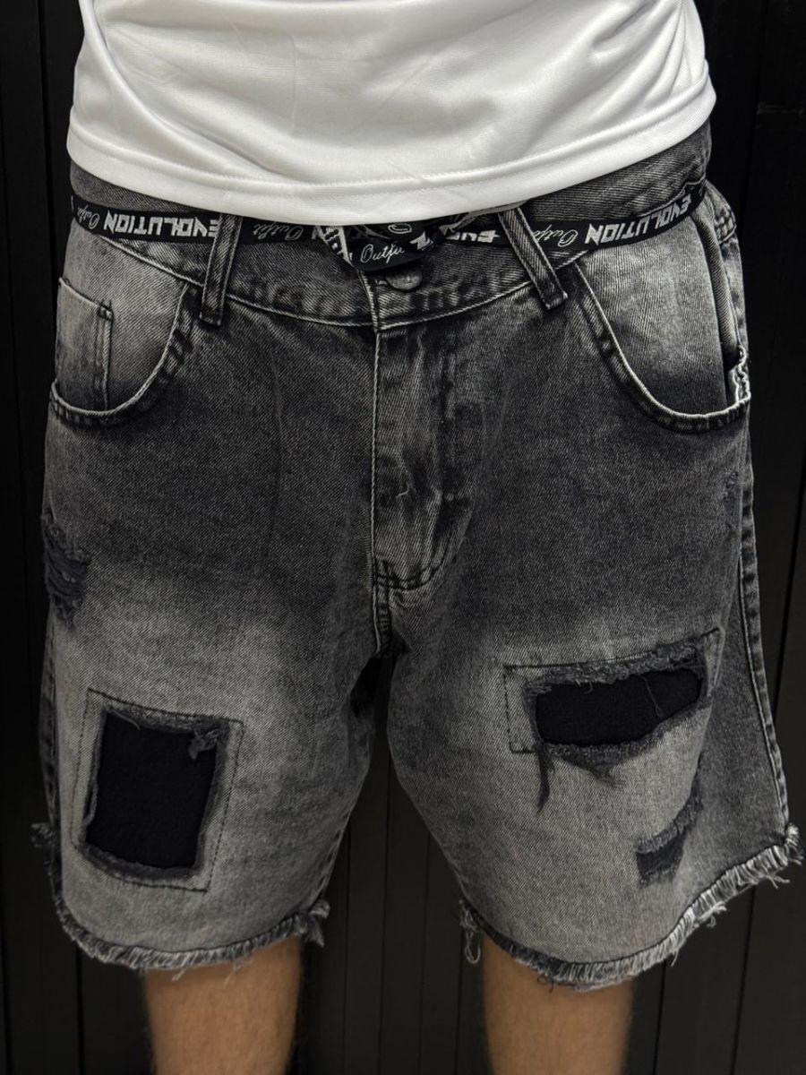 Bermuda Jeans Balão