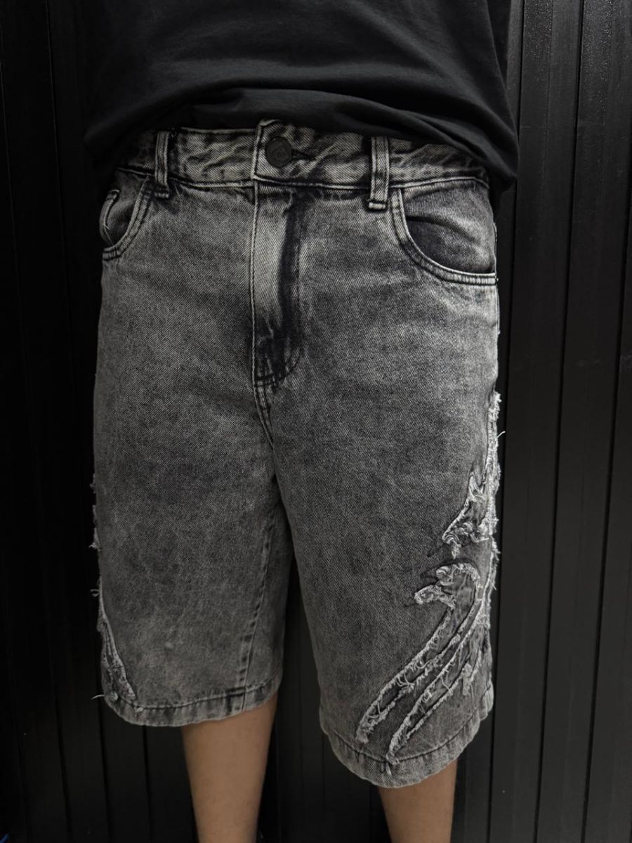 Bermuda Jeans Balão