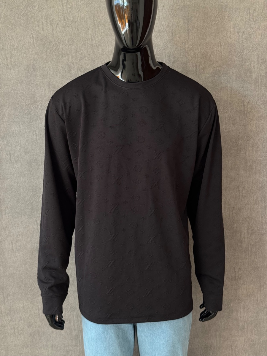 Camisa Grife Manga Longa Texturizada