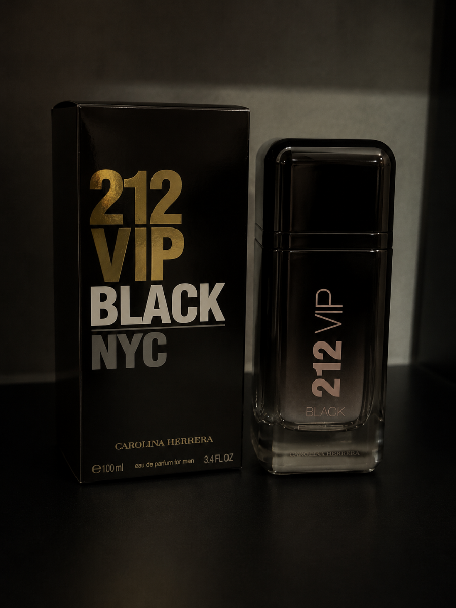 Perfume 212 Vip Black NYC Carolina Herrera Eau de Parfum for Men 100ml
